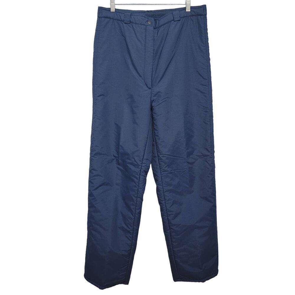 VTG 70s Pedigree Ski Pants Blue 14 Zipper Pocket